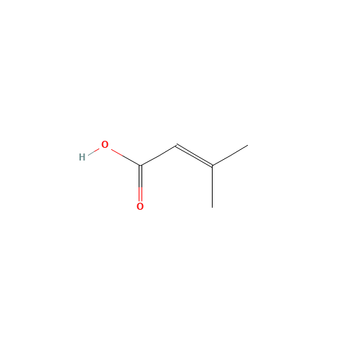 541-47-9 3,3-Dimethylacrylic acid chemical structure
