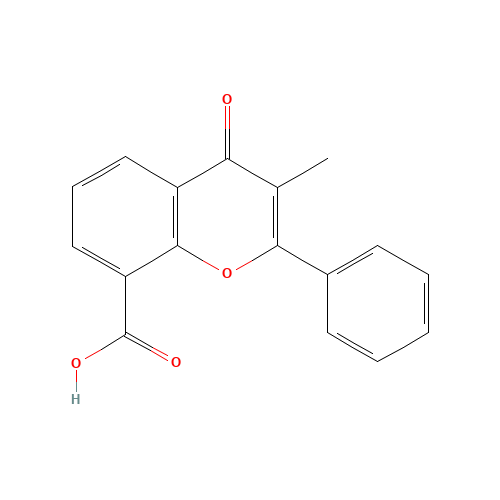 3468-01-7 3-Methylflavone-8-carboxylic acid chemical structure