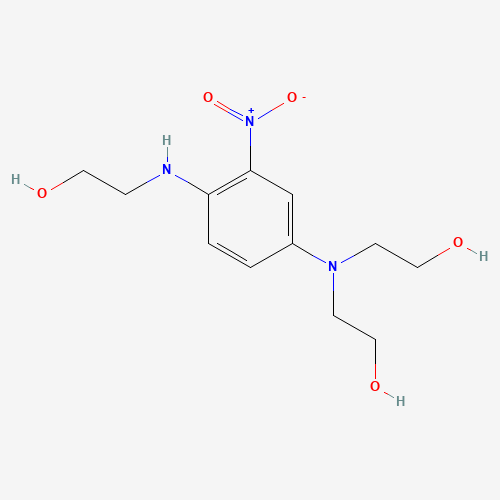 33229-34-4 2,2'-((4-((2-Hydroxyethyl)amino)-3-nitrophenyl)imino)bisethanol chemical structure
