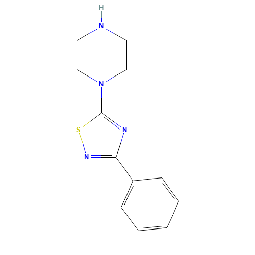 306935-14-8 3-PHENYL-5-PIPERAZINO-1,2,4-THIADIAZOLE chemical structure