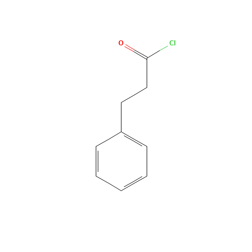 645-45-4 Hydrocinnamoyl chloride chemical structure
