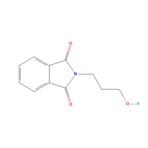 883-44-3 N-(3-HYDROXYPROPYL)PHTHALIMIDE chemical structure
