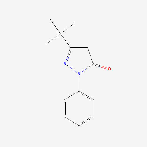 6631-89-6 3-TERT-BUTYL-1-PHENYL-2-PYRAZOLIN-5-ONE chemical structure