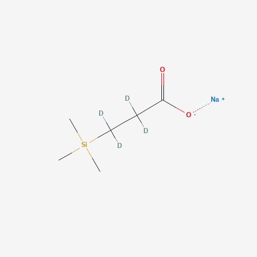 24493-21-8 2,2,3,3-D4-3-(TRIMETHYLSILYL)PROPIONIC ACID SODIUM SALT chemical structure