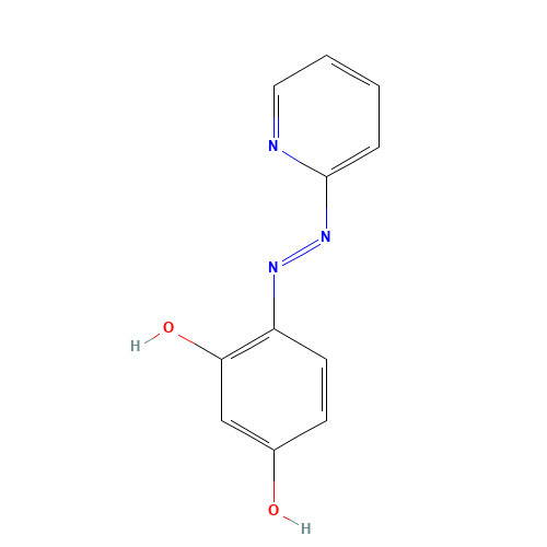 1141-59-9 4-(2-PYRIDYLAZO)RESORCINOL chemical structure