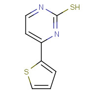 175202-75-2 4-(2-THIENYL)PYRIMIDINE-2-THIOL chemical structure