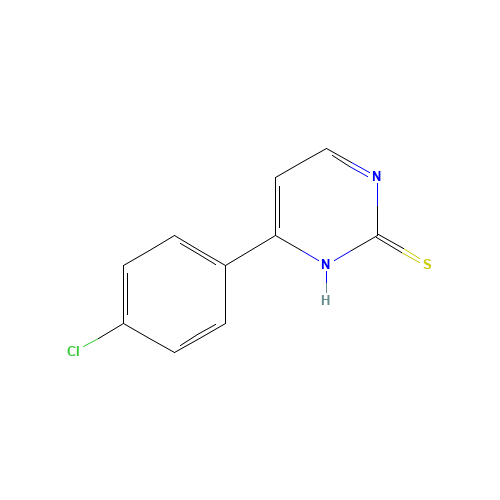 175203-08-4 4-(4-CHLOROPHENYL)PYRIMIDINE-2-THIOL chemical structure