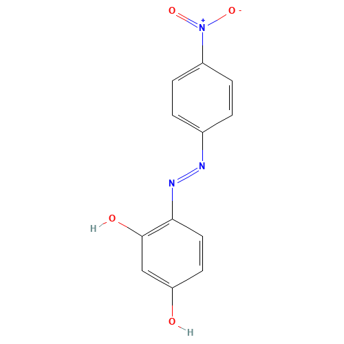 74-39-5 4-(4-NITROPHENYLAZO)RESORCINOL chemical structure