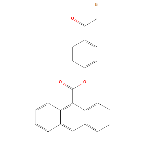 94345-04-7 4-(9-ANTHROYLOXY)PHENACYL BROMIDE chemical structure