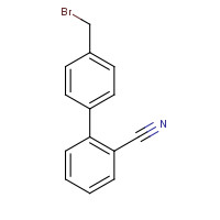 114772-54-2 4-Bromomethyl-2-cyanobiphenyl chemical structure