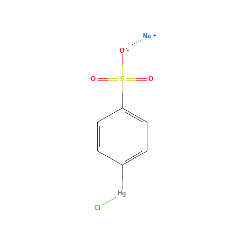 14110-97-5 4-(CHLOROMERCURI)BENZENESULFONIC ACID,SODIUM SALT chemical structure
