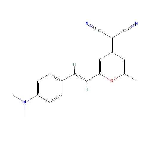 51325-91-8 4-(DICYANOMETHYLENE)-2-METHYL-6-(4-DIMETHYLAMINOSTYRYL)-4H-PYRAN chemical structure