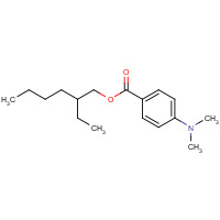 21245-02-3 2-Ethylhexyl 4-dimethylaminobenzoate chemical structure