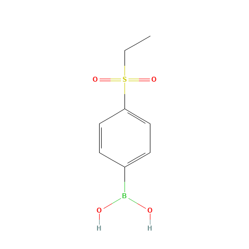 352530-24-6 4-(ETHYLSULFONYL)PHENYLBORONIC ACID chemical structure
