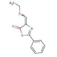 15646-46-5 4-ETHOXYMETHYLENE-2-PHENYL-2-OXAZOLIN-5-ONE chemical structure