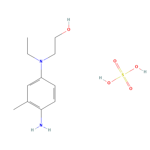 25646-77-9 4-(N-Ethyl-N-2-hydroxyethyl)-2-methylphenylenediamine sulfate chemical structure
