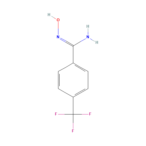 22179-86-8 4-(TRIFLUOROMETHYL)BENZAMIDOXIME chemical structure