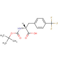 82317-83-7 BOC-D-4-Trifluoromethylphe chemical structure