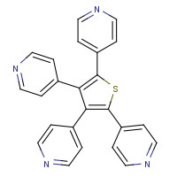 64048-12-0 2,3,4,5-TETRA-(4-PYRIDYL) THIOPHENE chemical structure