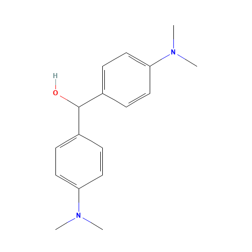 119-58-4 4,4'-Bis(dimethylamino)benzhydrol chemical structure