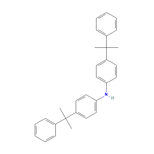 10081-67-1 Bis[4-(2-phenyl-2-propyl)phenyl]amine chemical structure