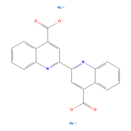979-88-4 2,2'-Biquinoline-4,4-dicarboxylic acid disodium salt chemical structure