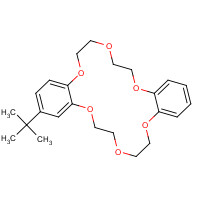 29471-17-8 4',4''(5'')-DI-TERT-BUTYLDIBENZO-18-CROWN-6 chemical structure