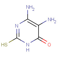 1004-76-8 2-Mercapto-4-hydroxy-5,6-diaminopyrimidine chemical structure