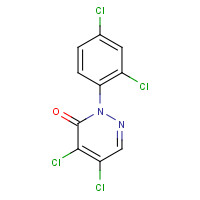 24725-65-3 4,5-DICHLORO-2-(2,4-DICHLOROPHENYL)-2,3-DIHYDROPYRIDAZIN-3-ONE chemical structure