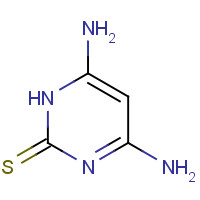 1004-39-3 4,6-DIAMINO-2-MERCAPTOPYRIMIDINE chemical structure
