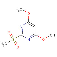 113583-35-0 2-Methylsulfonyl-4,6-dimethoxypyrimidine chemical structure