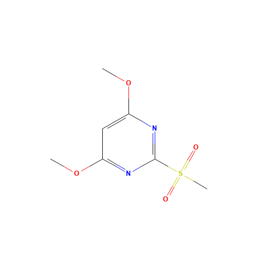 113583-35-0 2-Methylsulfonyl-4,6-dimethoxypyrimidine chemical structure