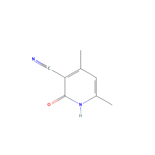 769-28-8 3-Cyano-4,6-dimethyl-2-hydroxypyridine chemical structure