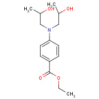 58882-17-0 4-[BIS(2-HYDROXYPROPYL)AMINO]BENZOIC ACID,ETHYL ESTER chemical structure