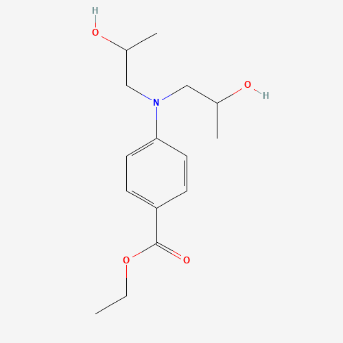 58882-17-0 4-[BIS(2-HYDROXYPROPYL)AMINO]BENZOIC ACID,ETHYL ESTER chemical structure