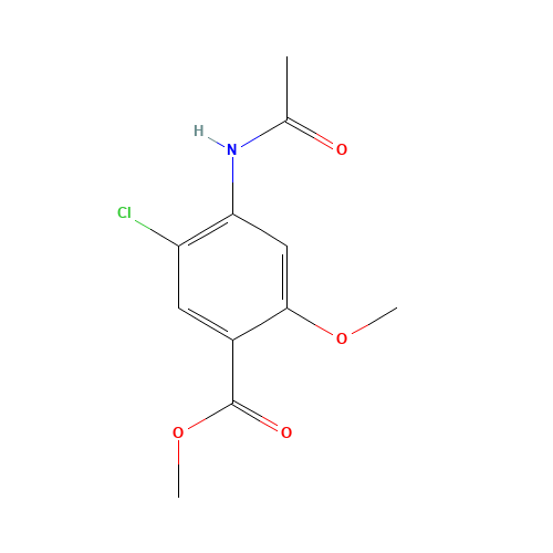 4093-31-6 Methyl 4-acetamido-5-chloro-2-methoxybenzoate chemical structure