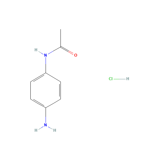 43036-07-3 4-AMINOACETANILIDE HYDROCHLORIDE chemical structure
