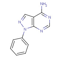 5334-30-5 4-AMINO-1-PHENYLPYRAZOLO[3,4-D]PYRIMIDINE chemical structure