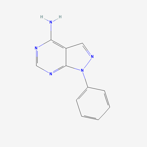 5334-30-5 4-AMINO-1-PHENYLPYRAZOLO[3,4-D]PYRIMIDINE chemical structure