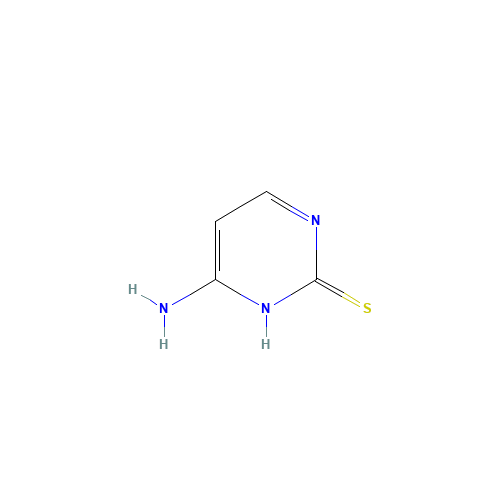 333-49-3 4-AMINO-2-MERCAPTOPYRIMIDINE chemical structure
