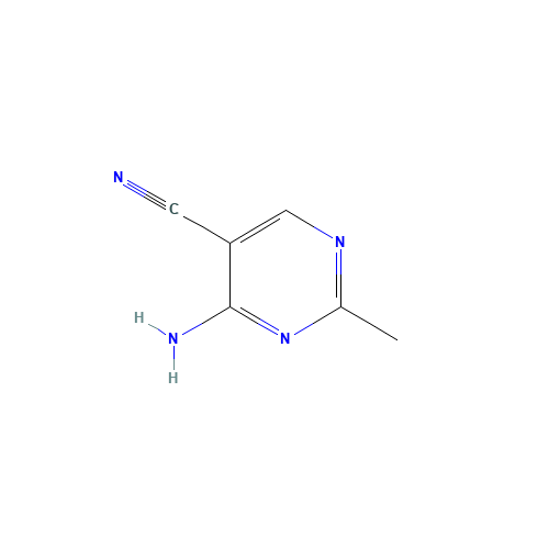 698-29-3 4-AMINO-2-METHYLPYRIMIDINE-5-CARBONITRILE chemical structure