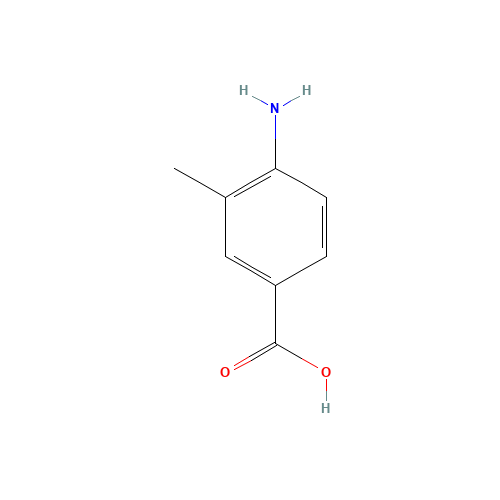 2486-70-6 4-Amino-3-methylbenzoic acid chemical structure