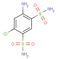 121-30-2 4-Amino-6-chlorobenzene-1,3-disulfonamide chemical structure