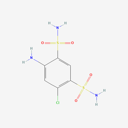 121-30-2 4-Amino-6-chlorobenzene-1,3-disulfonamide chemical structure