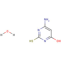 65802-56-4 4-Amino-6-hydroxy-2-mercaptopyrimidine monohydrate chemical structure