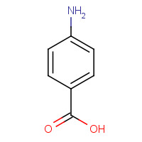 150-13-0 4-Aminobenzoic acid chemical structure