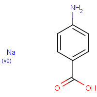 555-06-6 4-AMINOBENZOIC ACID SODIUM SALT chemical structure