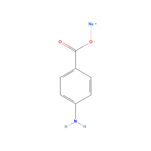 555-06-6 4-AMINOBENZOIC ACID SODIUM SALT chemical structure
