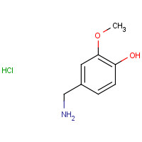7149-10-2 4-Hydroxy-3-methoxybenzylamine hydrochloride chemical structure