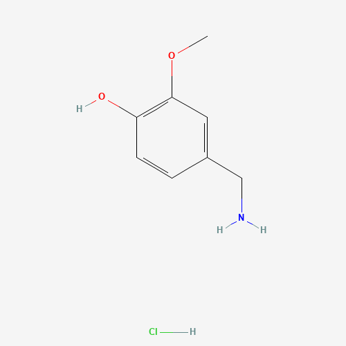 7149-10-2 4-Hydroxy-3-methoxybenzylamine hydrochloride chemical structure